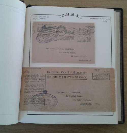 EXHIBITION QUALITY O.H.M.S. UNION OF SA AND OTHER COLLECTION.  SUPERB !!