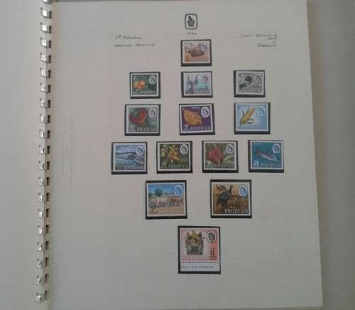 LOVELY HUGE S/RHODESIA AND RHODESIA COLLECTION. ALMOST COMPLETE. HUGE CV !!