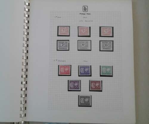 LOVELY HUGE S/RHODESIA AND RHODESIA COLLECTION. ALMOST COMPLETE. HUGE CV !!