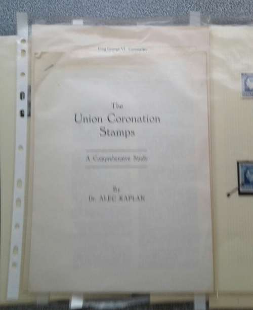 BIG LOT OF UNION CORONATION STAMPS MINT. LOTS OF VARIETIES NOTED !!