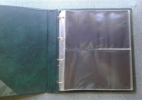 LOVELY PROTECTOR FDC ALBUM WITH ENOUGH GREAT PAGES FOR 54 STD COVERS.