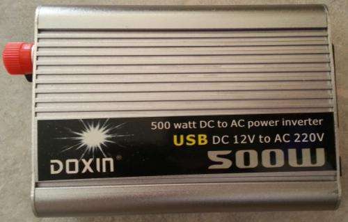 12V DC to AC 220V Power Inverter - 500W with USB ** Fast Delivery **
