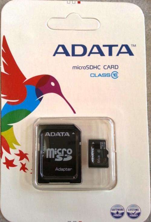 Micro SD card - AData TF memory card Class10 64GB Micro SD SDHC flash memory card