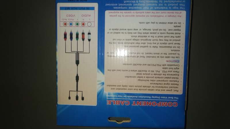Component Cable 4in1 (ps3 xbox360 ps2 wii)