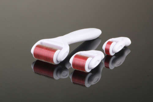 4 in 1 DermaRoller for Body, Face and Eyes for Cellulite, Anti-Aging, Acne Removal and Stretch Marks