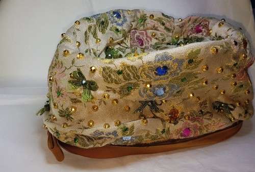 Vintage Hat - Bejeweled Fez