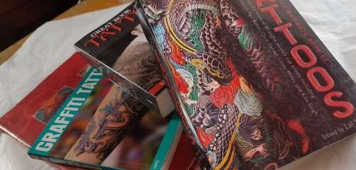 Tattoo Books - job lot of four