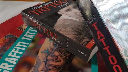 Tattoo Books - job lot of four