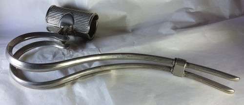 Vintage Silver Plated Wine Bottle Clamp