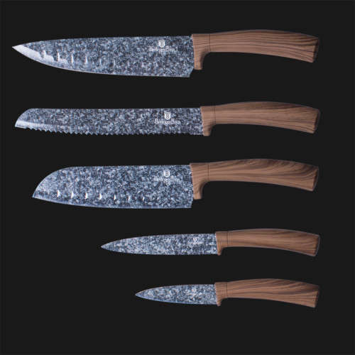 Berlinger haus BH-2160 6 pcs knife set with stand, Forest Line
