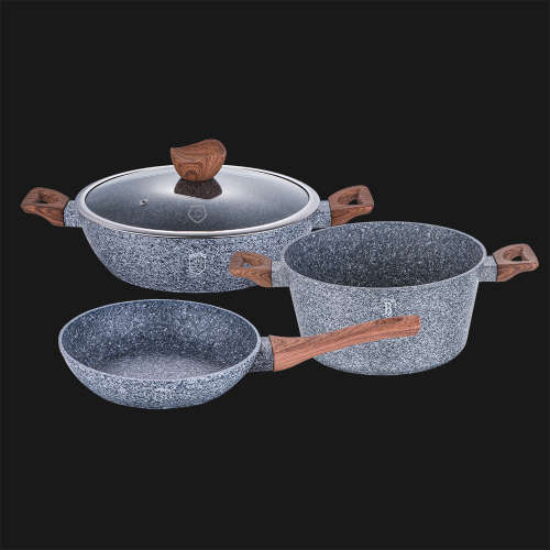 Berlinger haus BH-1218 4 pcs frypan set, Forest Line
