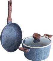 Berlinger Haus 3-Piece Marble Coating Forest Line Cookware Set Light Wood BH-1570