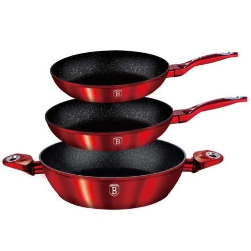 BH-1290 3 pcs set, Burgundy Metallic Line