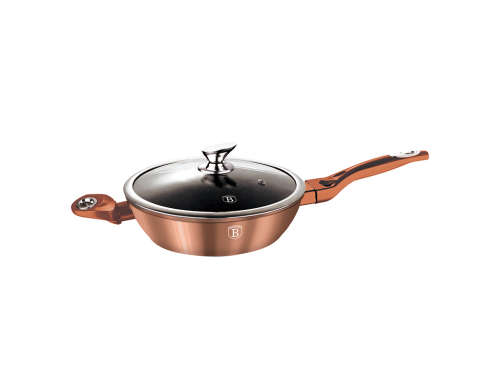 Berlinger Haus Deep frypan 28 cm, Rosegold Collection,BH-1518