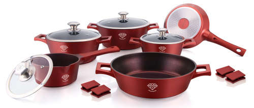 Royalty Line  DIAMOND COATING 14 PCS COOKWARE SET  RL-MS1014D