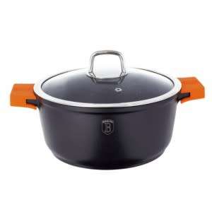 FREE SHIPPING *** BH-1095 Casserole with lid 24 cm, Granit Diamond Line