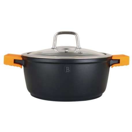 FREE SHIPPING *** BH-1095 Casserole with lid 24 cm, Granit Diamond Line