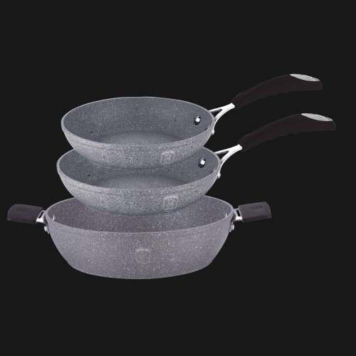*** Berlinger Haus BH-1182 3 pcs set, Gray Stone Touch Line