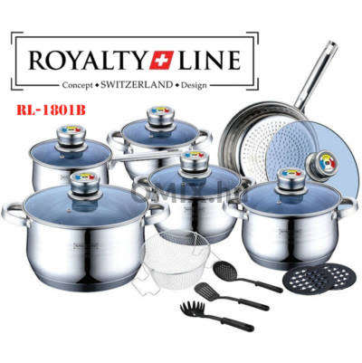 Royalty Line Cookware Set | 18 Piece