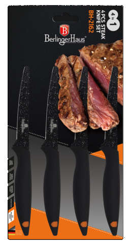 *Berlinger Haus 4 pcs knife set, Granit Diamond Line, BH-2162