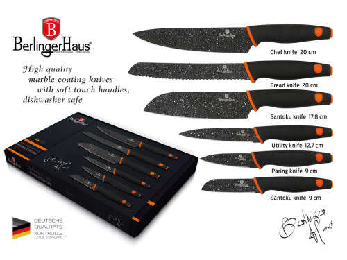 6 Piece Berlinger Haus Knife Set