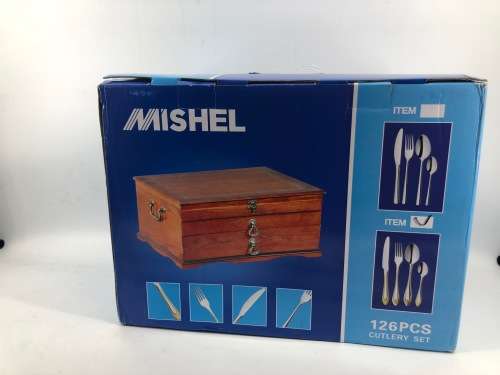 ****MISHEL**** 126 PCS CUTLERY SET