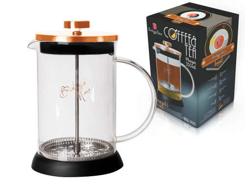 Berlinger Haus Coffee & Tea Plunger 350ml - Rose gold ,BH-1493