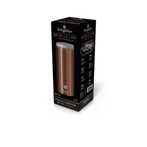 **FREE SHIPPING**Berlinger Haus Premium Pasta Canister - Rose Gold Metallic,BH-1912