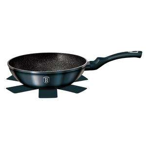 Berlinger Haus 28cm Marble Coating Wok - Aquamarine Edition,BH-1875