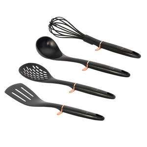 Berlinger Haus 4-Piece Nylon Kitchen Tool Set - Black Rose Collection
