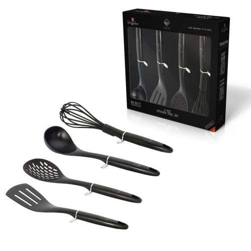 Berlinger Haus 4-Piece Nylon Kitchen Utensil Set - Aquamarine Edition