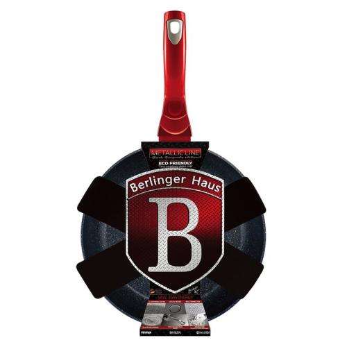 Berlinger Haus 30cm Marble Coating Frypan - Burgundy Metallic, BH-1254