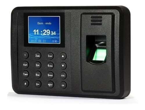 Fingerprint Time Attendance Machine - Black