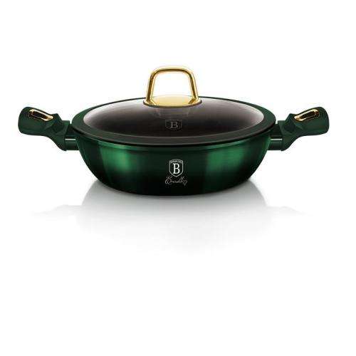Berlinger Haus 28cm Titanium Coating Shallow Pot - Emerald Edition
