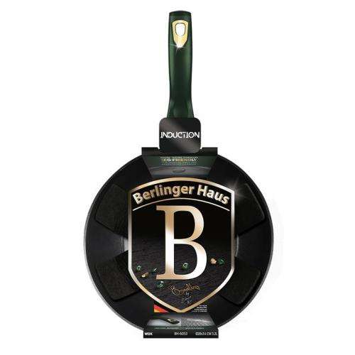 Berlinger Haus 28cm Titanium Coating Wok - Emerald Edition