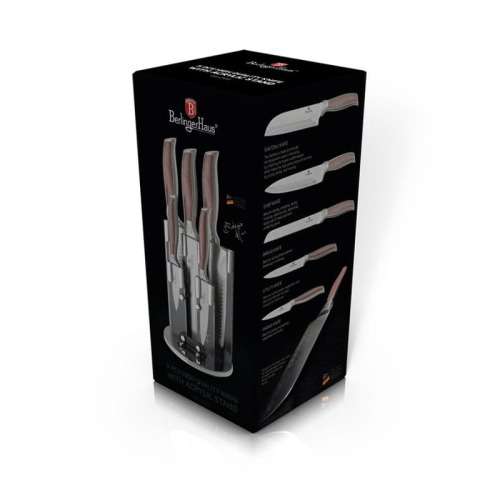 Berlinger Haus BH-2169 5 pcs knife set with stand, Kikoza Collection