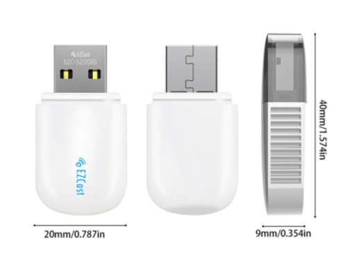 Wireless WIFI USB Adapter 5/2.5G Bluetooth 4.2 Dual Band Adapter - 600Mbps