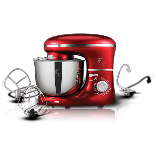 berlinger haus 1300w heavy duty kitchen machine -burgundy metallic edition