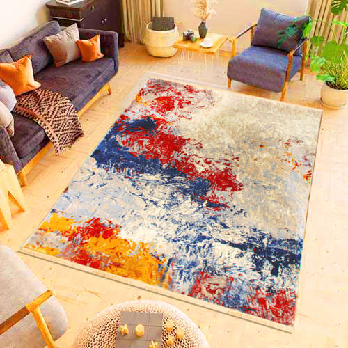 Products 235x160cm Authentic Turkish Cappadocia Quality Woven Rug - Beige / Grey 9734A