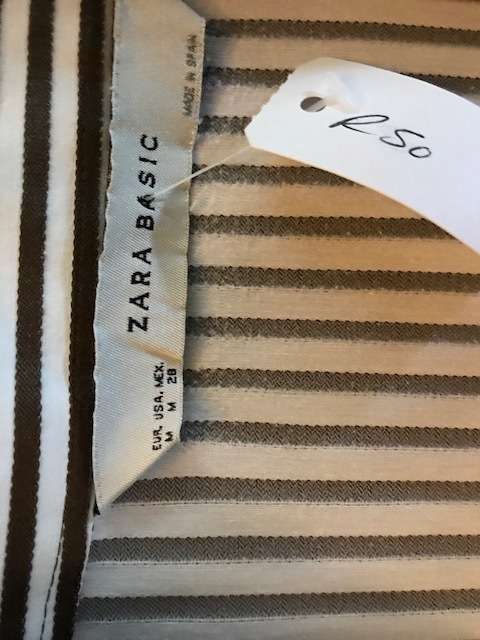 Zara Basic Striped Shirt
