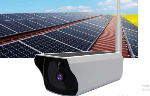 Solar wifi bullet camera-low power