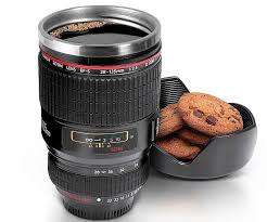 EF 24-105mm F/4.0L Camera Lens thermos Cup Stainless Steel Coffee Mug, Black