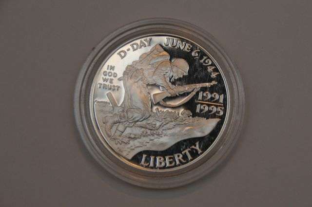 1994 One Dollar - D-Day Liberty Silver Coin