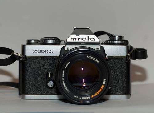 Minolta XD 11 with 50mm 1.4f Rokkor Lens