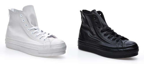 Chuck Taylor Converse All Star Unisex Pu Wedge Leather Sneaker