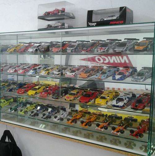 Slot Car Cabinet - Glass