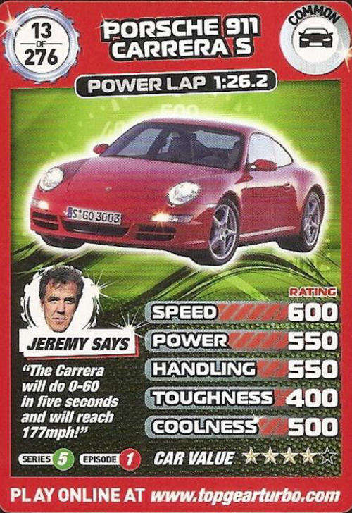 Top Gear Turbo Challenge - Common - 13- Porsche 911 Carrera S