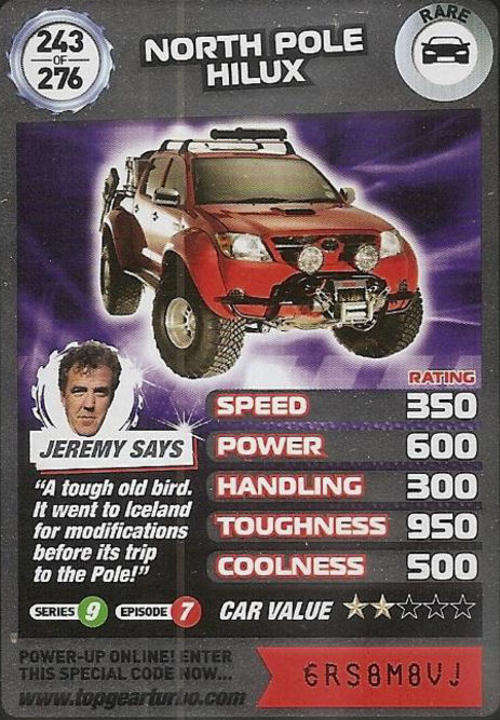 Top Gear Turbo Challenge - Rare - 243 - North Pole Hilux