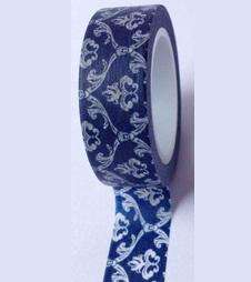Navy Pattern Washi Tape