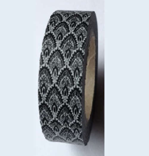 Black Pattern Washi Tape